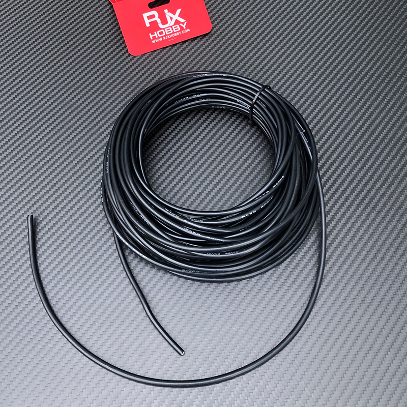 RJXHOBBY 100meters 6 8 10 12AWG Extra Soft Silicone Wire Cable