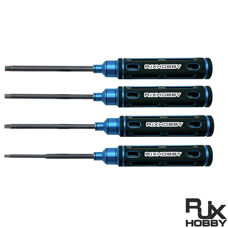 RJXHOBBY upgraded HSS titanized Hex /Nut/ Phillips/ Flat Screwdriver 16 pcs kits