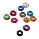 RJX 50pcs M3*18*4mm / M4*18*4.5mm alum washer for Hex Socket head Cap Screw