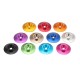 RJX 50pcs M3*18*3.5mm / M4*18*3.5mm  alum washer for Hex Socket Flat Countersunk Head Screw