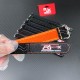 RJXHOBBY 2pcs Kevlar Stitched Non-Slip Silicone Battery Straps(Width: 20mm Length: 180-400mm)