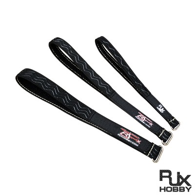 RJXHOBBY 2pcs Kevlar Stitched Non-Slip Silicone Battery Straps( Length: 180-400mm)