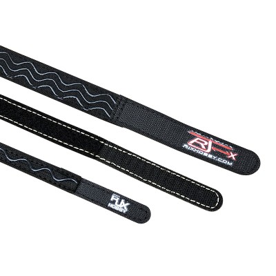 RJXHOBBY 2pcs Kevlar Stitched Non-Slip Silicone Battery Straps( Length: 180-400mm)