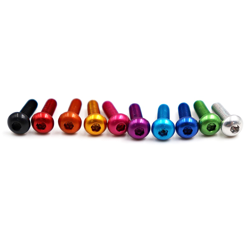 RJX 20pcs 7075 Alum M5 / M6 Allen round head screws