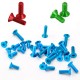 RJX 50pcs 7075 Alum M3.5 Counter Sunk Hex Screws