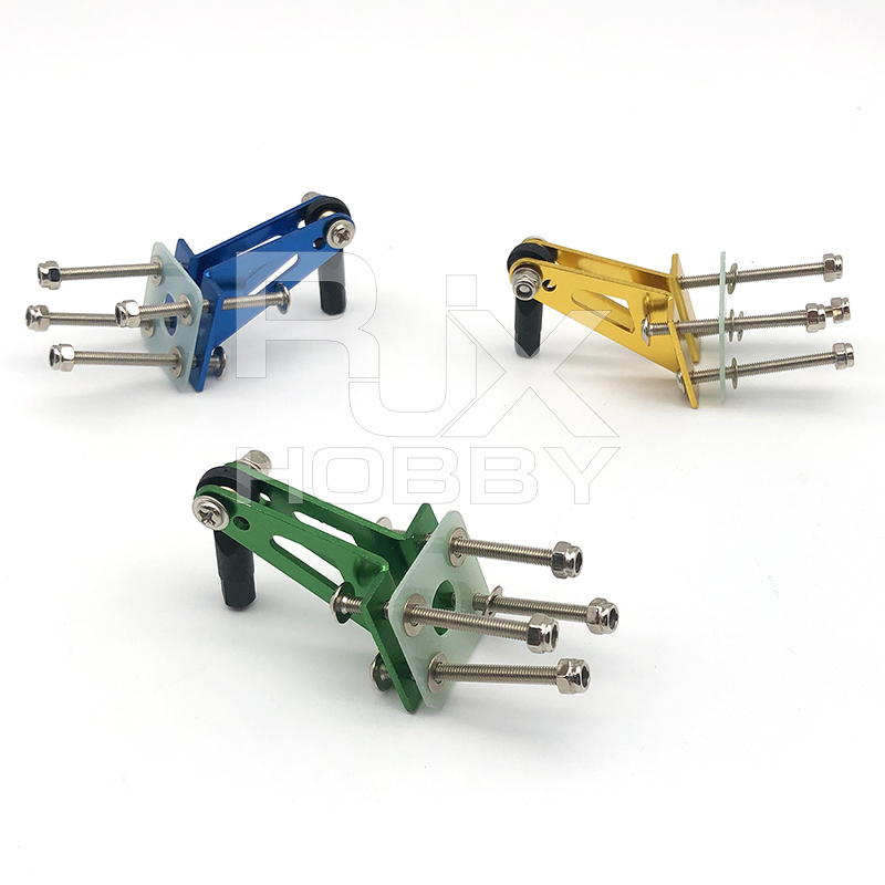 RJX 2 Sets 4-Point Aluminum alloy Servo Arm Horns Rudder angle For RC Remote control aircraft drone Aviation airplane part
