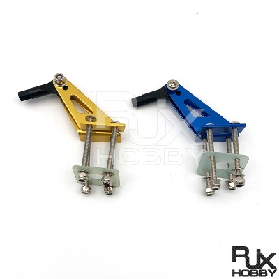 RJX 2 Sets 4-Point Aluminum alloy Servo Arm Horns Rudder angle For RC Remote control aircraft drone Aviation airplane part