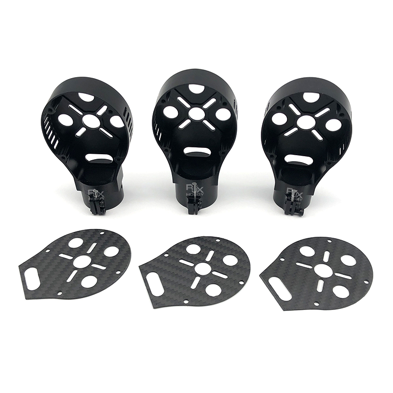 RJXHOBBY 1pcs 25/28/30mm CNC Carbon Tube Motor Base Seat Motor Mount Holder Mounting Plate for FPV RC Quadcopter Multicopter
