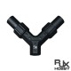 RJX Y-shaped folding arm base 35 to 30mm pipe clamp horizontal for UAV connector