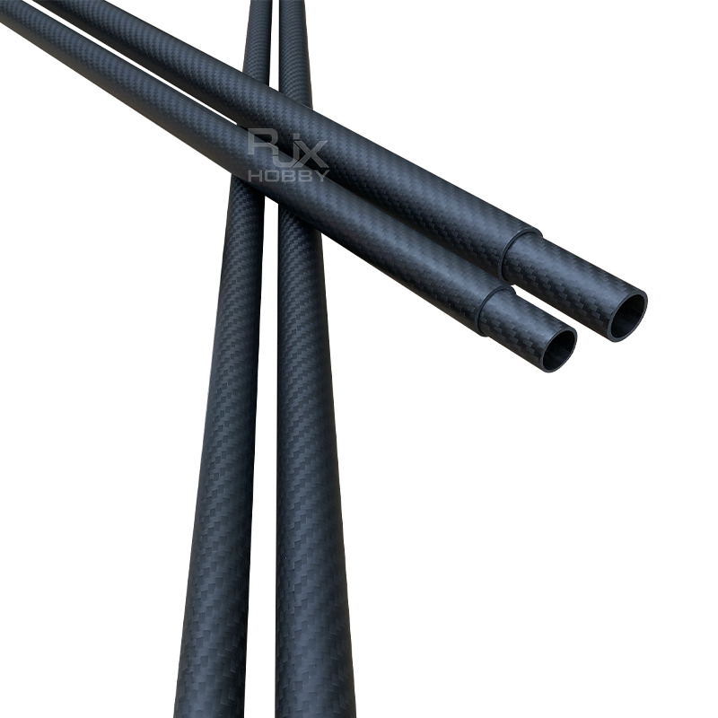 RJX customized  3-50mm carbon fiber Sleeve  tube