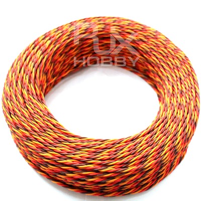 RJX 22AWG 60 Core 3 Way Twist Servo For UAV RC Airplane Accessorie
