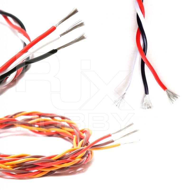 RJX 26AWG 30 Core 3 Way Twist Servo For UAV RC Airplane Accessorie