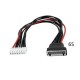 RJX 5pcs 11S 12S 13S 14S 15S 16S 17S JST-EH Adapter Plug Balance Charger Cable Extension Used To Lipo Battery RC Helicopter