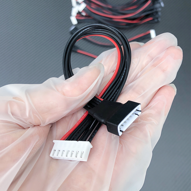 RJX 5pcs 11S 12S 13S 14S 15S 16S 17S JST-EH Adapter Plug Balance Charger Cable Extension Used To Lipo Battery RC Helicopter