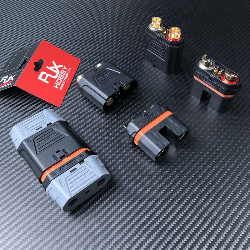 RJXHOBBY 1pairs QS12 Anti-sparking Male Female Plugs Connector High Temperature Resistance High-Current Weldable 