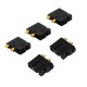 RJXHOBBY 5pcs Amass XT30(2+2)Female XT30PB(2+2)Male XT30PW(2+2)Male Plug for RC Parts
