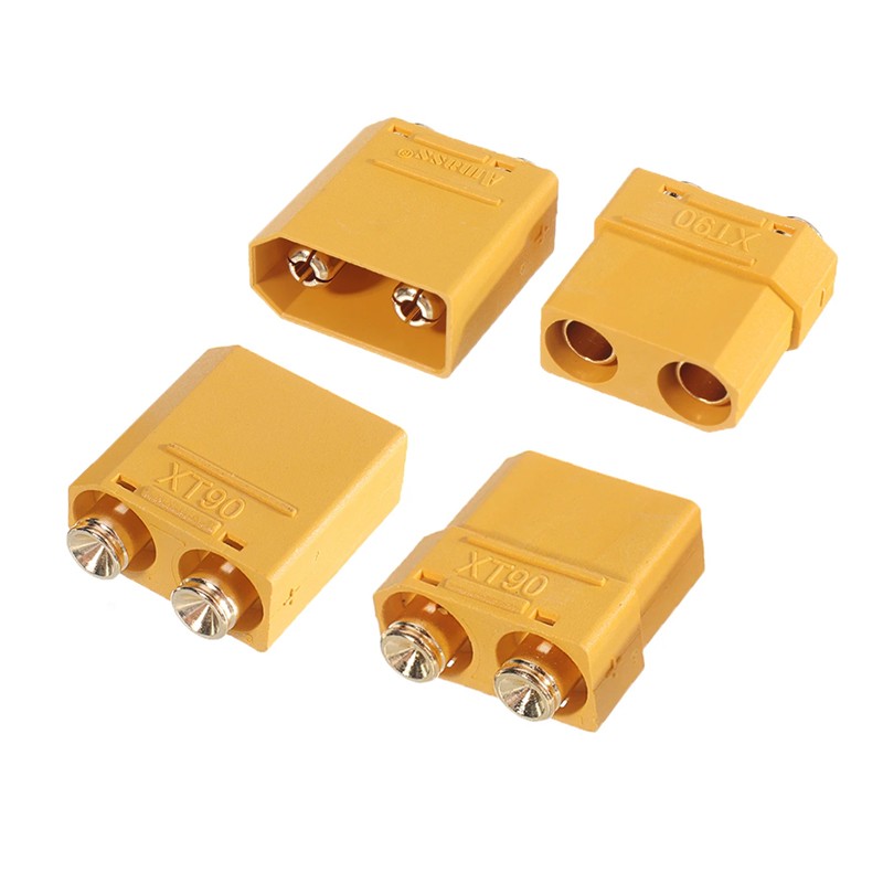 RJX 5pair AMASS XT90PB High Current Power Plug PCB Board Male Female Connector for RC Aircraft Spare Parts DIY RC Toys Models