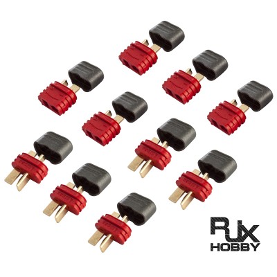 RJX 5Pair Amass AM-1015E T-plug Battery Connector Set Male Female for FPV LiPo Battery RC model