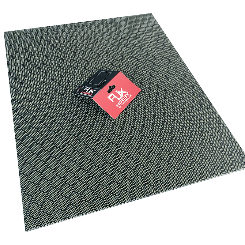 RJX 1pcs football grain carbon fiber sheet 500X400X0.5-10mm