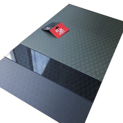 RJX 1pcs football grain carbon fiber sheet 500X400X0.5-10mm