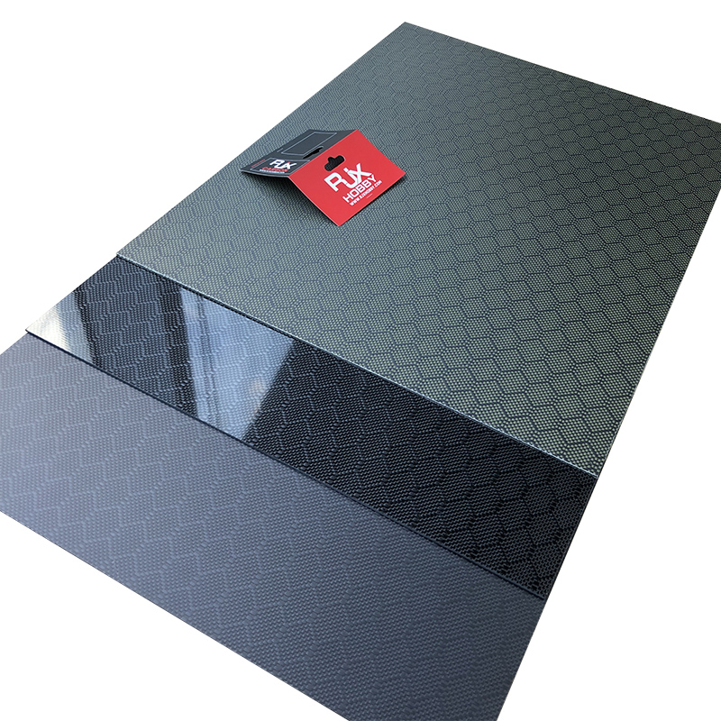 RJX 1pcs football grain carbon fiber sheet 500X400X0.5-10mm