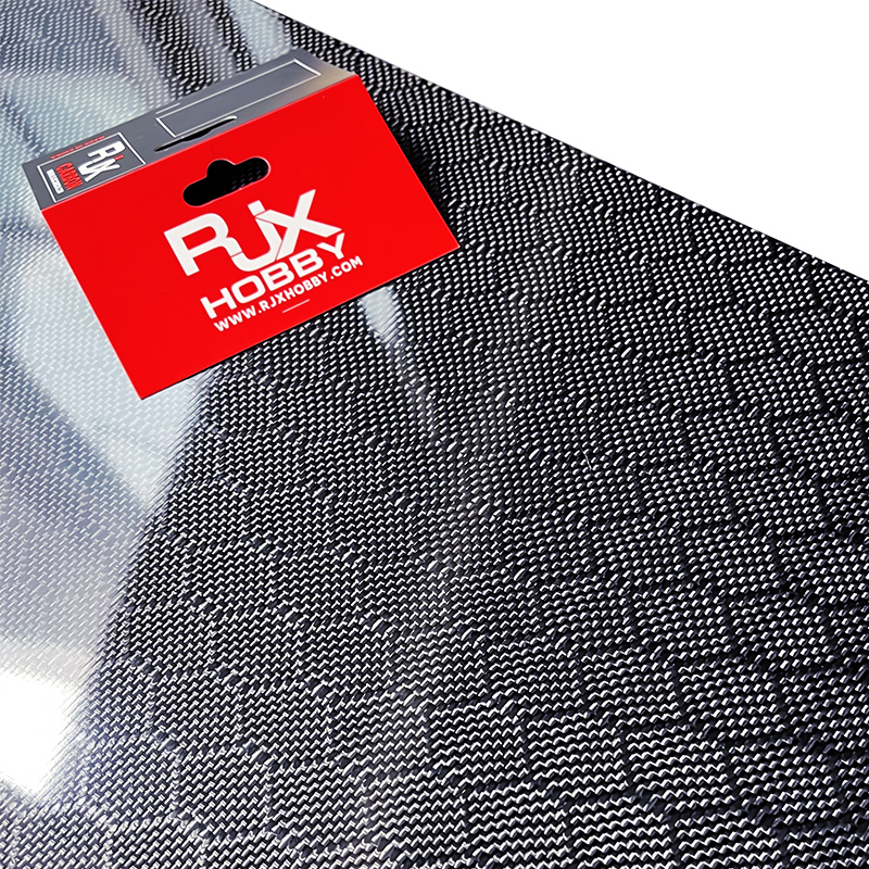 RJX 1pcs football grain carbon fiber sheet 500X400X0.5-10mm