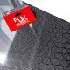 RJX 1pcs football grain carbon fiber sheet 500X400X0.5-10mm
