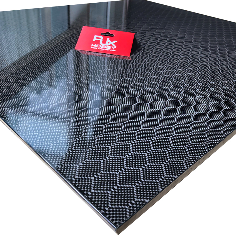 RJX 1pcs football grain carbon fiber sheet 500X400X0.5-10mm