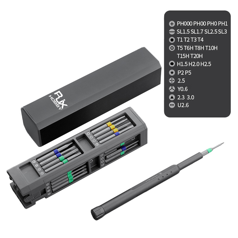 RJX Multifunction screwdriver set S2 Phillips slotted Precision Screw driver bit Mobile notebook maintenance tool hand tools