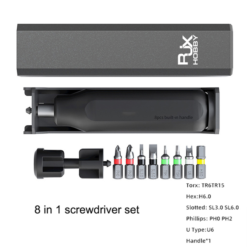 RJX Multifunction screwdriver set S2 Phillips slotted Precision Screw driver bit Mobile notebook maintenance tool hand tools