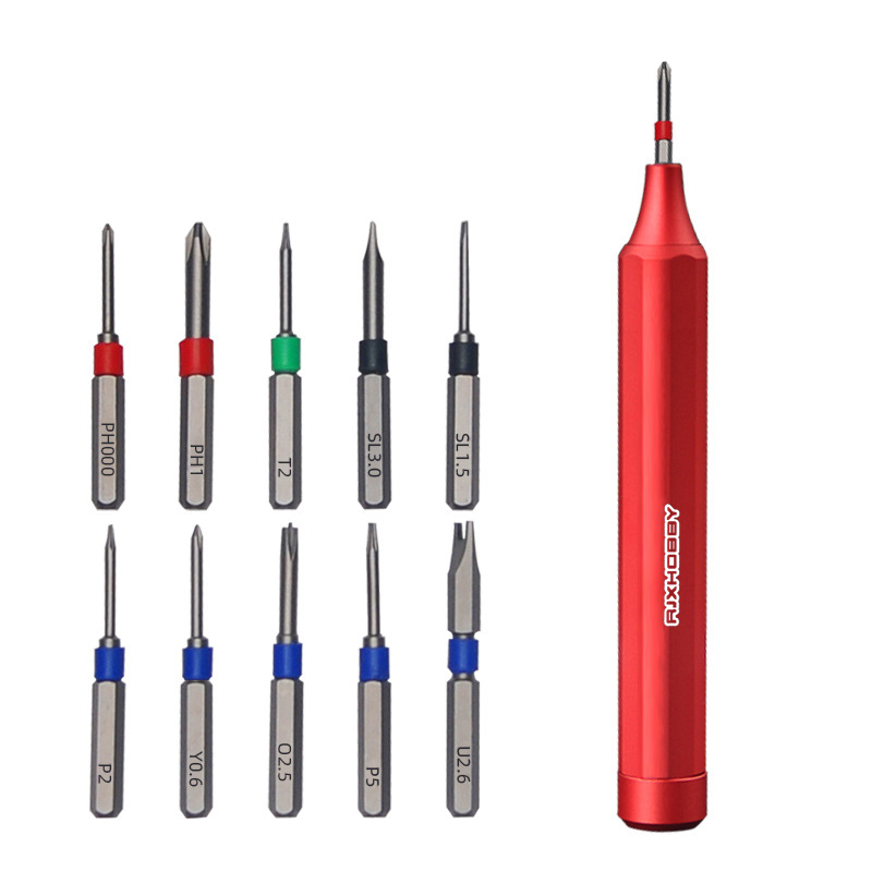 RJX 10 in 1 Precision Screwdriver Mini Portable Screwdriver Set Multi-functional Screw Driver