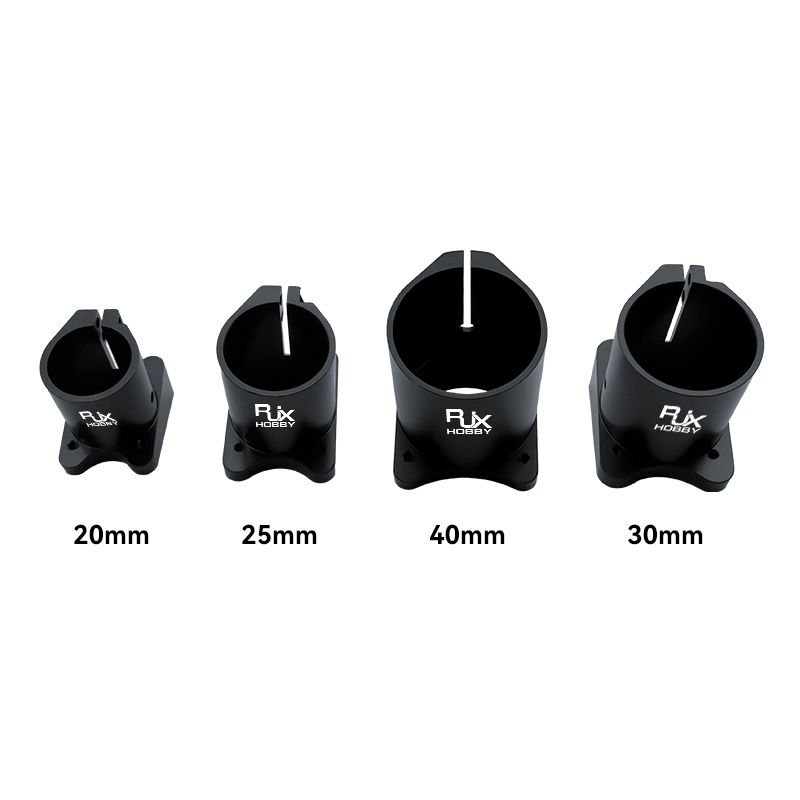 RJX 1pcs 20mm 25mm 30mm 40mm Uav Tripod Aluminum Tilt Fixed Seat Landing Gear Connector 