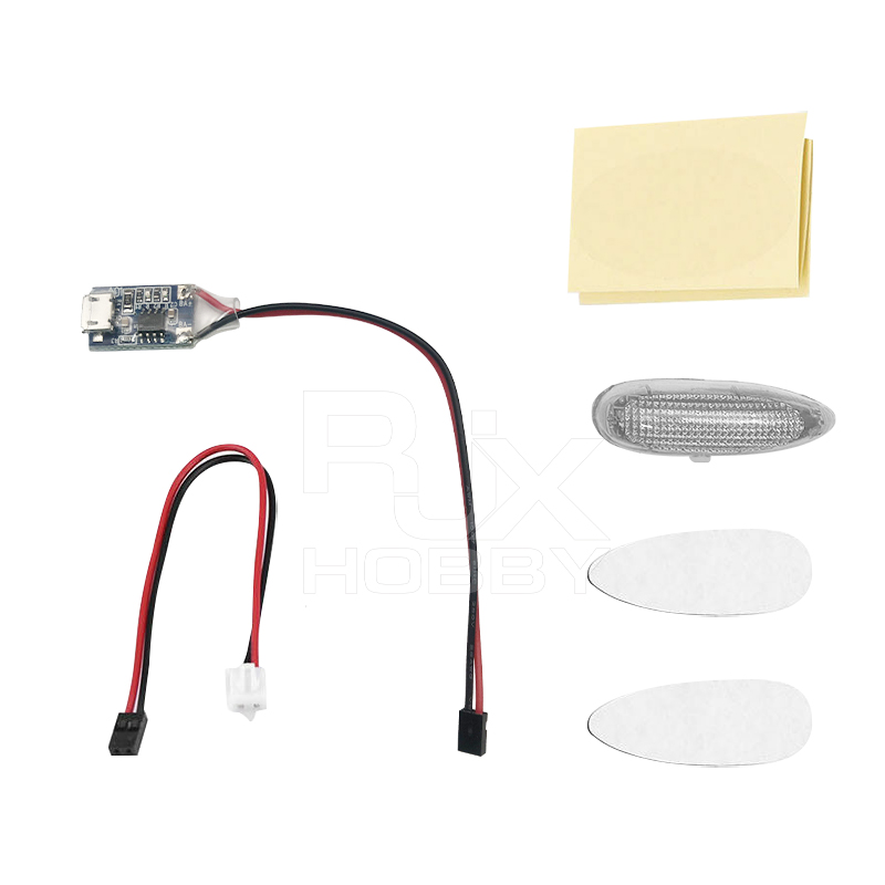 RJX LED Position Light Wireless Navigation Light for RC Airplane Part