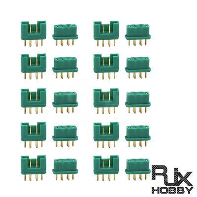 RJX 10 Pairs MPX M6 6 Pin Multiplex Connectors for RC Lipo Battery Drone Buggy