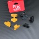 RJXHOBBY 4pcs Amass XT60E-F Female Plug Large Current Gold/Brass Ni Plated Connector Power Battery Connecting Adapter