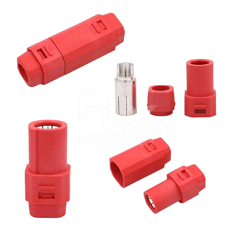 RJXHOBBY 1Pair Amass SH8.0 Large Current Flame Retardant Power Plug Male Female Connector for RC Model Battery DC500V 150A 