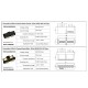 RJX 1Pair 40A Male Female Mini high current power 2 power supplies Vertical DIP Type