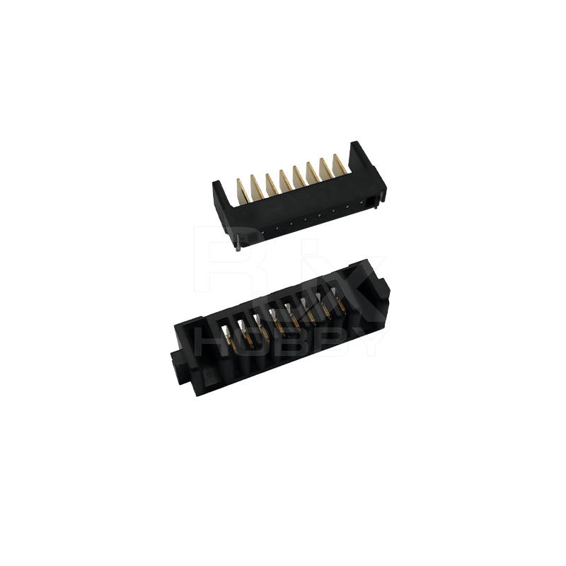 RJX 5pair 8Pin pitch 2.0mm laptop battery connector female and The male connector 90 degree bend foot