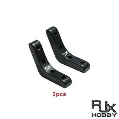 RJX 2pcs Aluminum Alloy 10mm Tripod Connector L shape Carbon Board/Tube Connection Joint