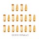 RJX 50 Pairs 3.5mm Gold Bullet Banana Connector Plug 3.5mm Male & Female Bullet Connector