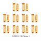 RJX 50 Pairs 4.0mm Gold Bullet Banana Connector Plug 4mm Male & Female Bullet Connector