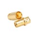 RJX 10 Pairs 8.0mm Gold Bullet Banana Connector Plug 8mm Male & Female Bullet Connector
