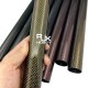 RJX 1pcs Colored 3K Carbon Fiber Tube 1000mm(OD:6-10mm)
