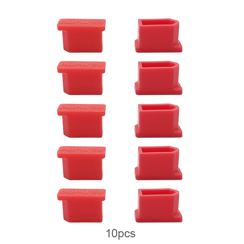 RJX 10pcs xt60 female plug protection cover cap silicone case lipo battery connector sheath for rc fpv racing drone