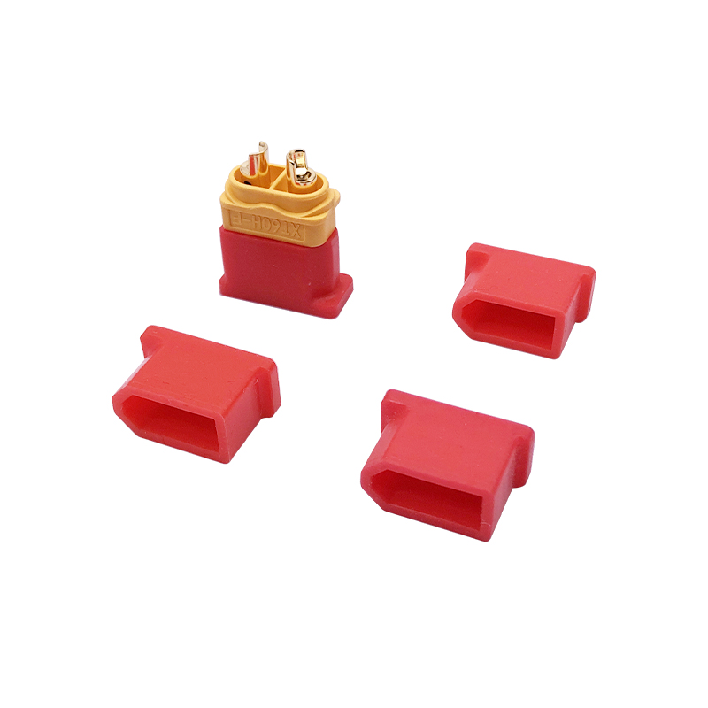 RJX 10pcs xt60 female plug protection cover cap silicone case lipo battery connector sheath for rc fpv racing drone