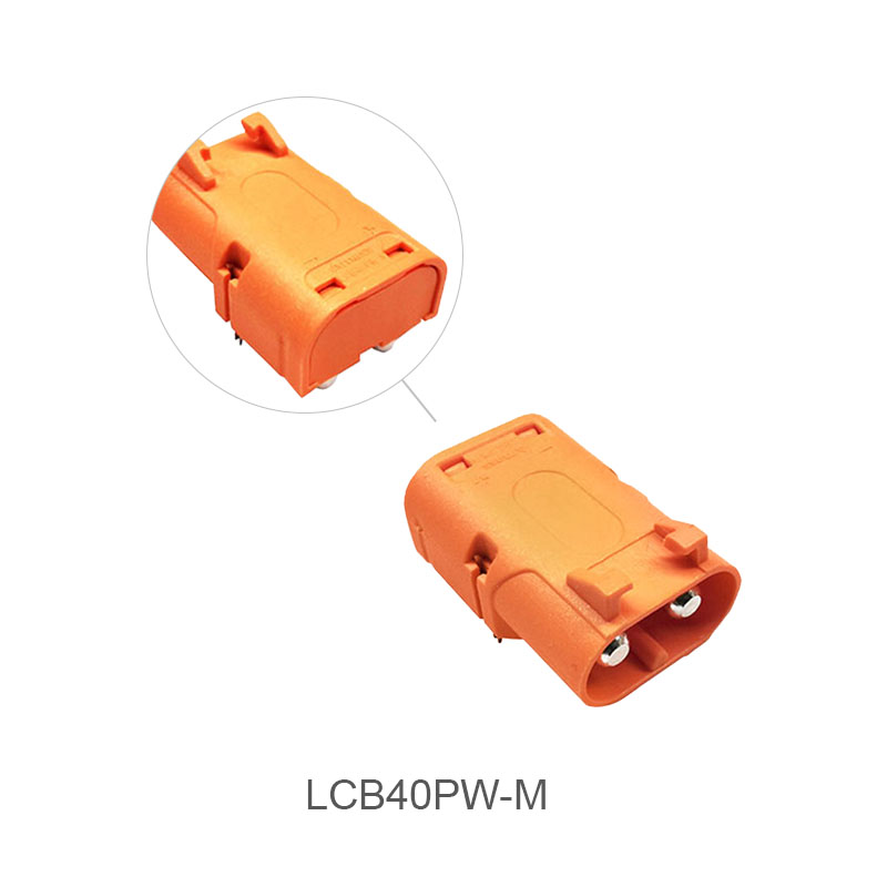 RJX Amass DC Plug LCB40 Female LCB40PW Male Copper Silver Plated Lithium Battery Connector For Smart Appliance