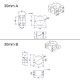 RJXHOBBY 1pcs 30mm clip pipe tube clamp