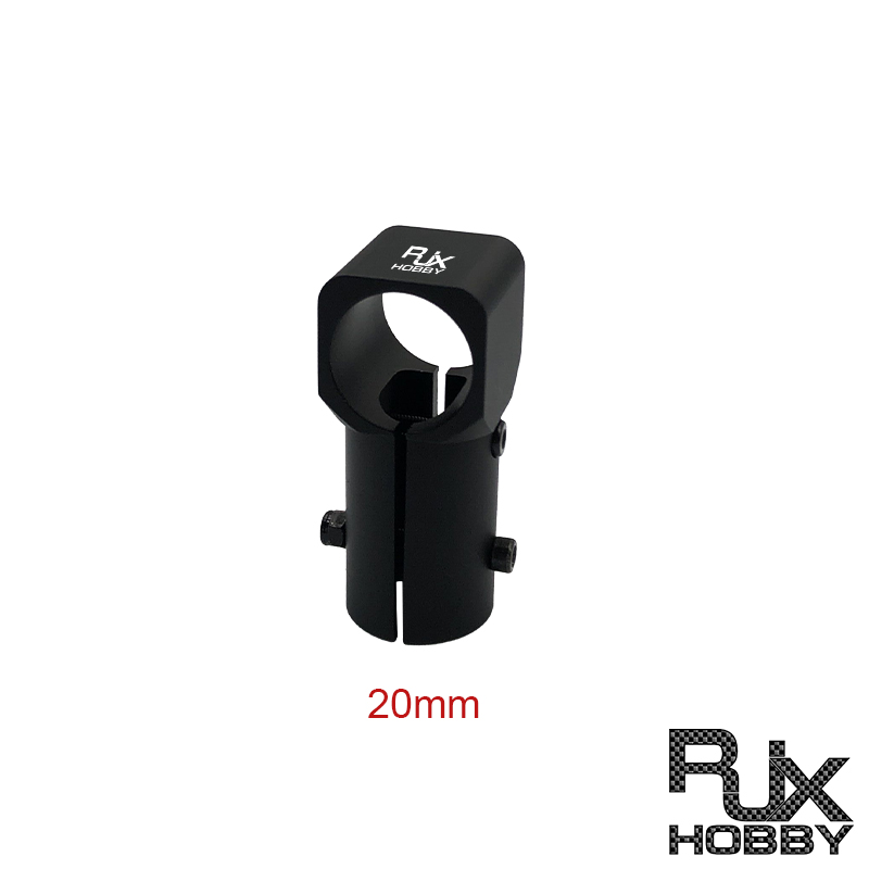  RJX 1pcs 20mm Landing Gear Aluminum Alloy Tee Tripod Carbon Fiber Tube Connector For Agriculture Drone UAV