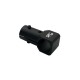  RJX 1pcs 20mm Landing Gear Aluminum Alloy Tee Tripod Carbon Fiber Tube Connector For Agriculture Drone UAV