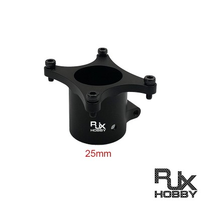 RJX 1pcs 25mm Tripod Aluminum Tilt Fixed Seat Landing Gear Connector